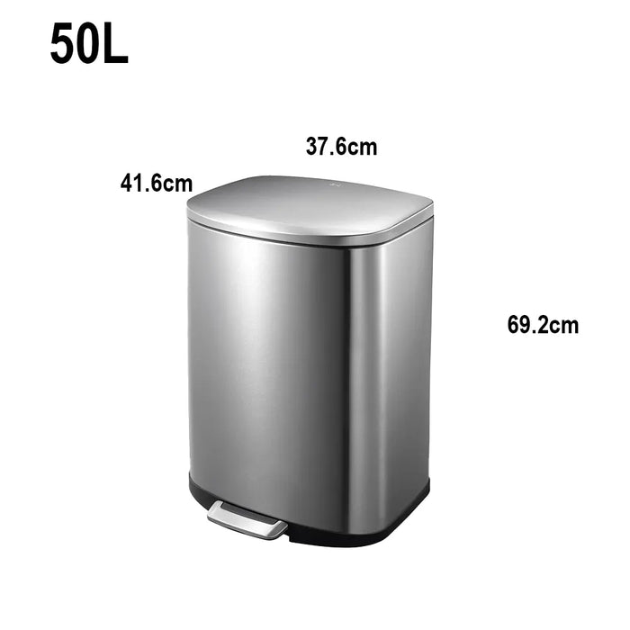 EKO DELLA, EK9366, Multiple Size, Step Pedal Dustbin with Soft Closing - HippoMart SG
