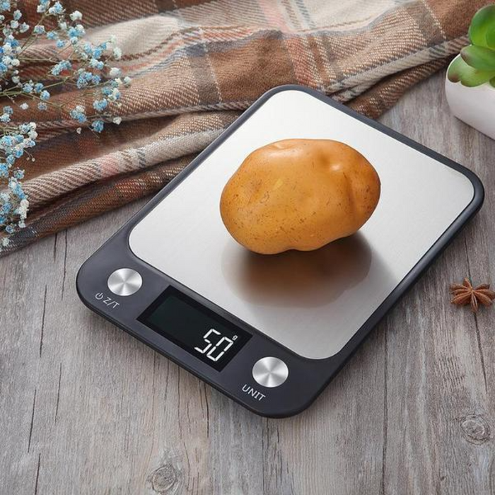 Stainless Steel + ABS High Precision Digital Kitchen Scale with Backlight , Max 5kg