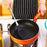 Chef's Pro Grade Silicone Food Grade Spatula Heat Resistant Flexible Rubber Turner - Black