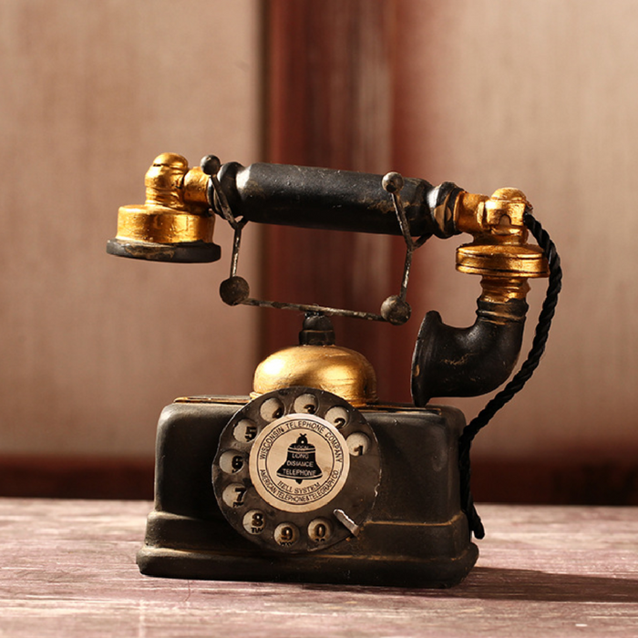 HippoMart Handmade Replica Vintage Telephone Decor HippoMart 