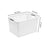 HippoMart Multipurpose Storage Box, Plastic Storage Baskets, Desktop Organizer Suitable for Dormitory and Kitchen (Bundle of 3) - Image #7