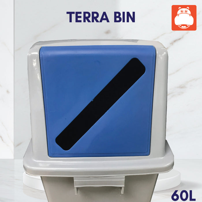Terra TSB-1, 60L, Slim Bin with Recycling Option