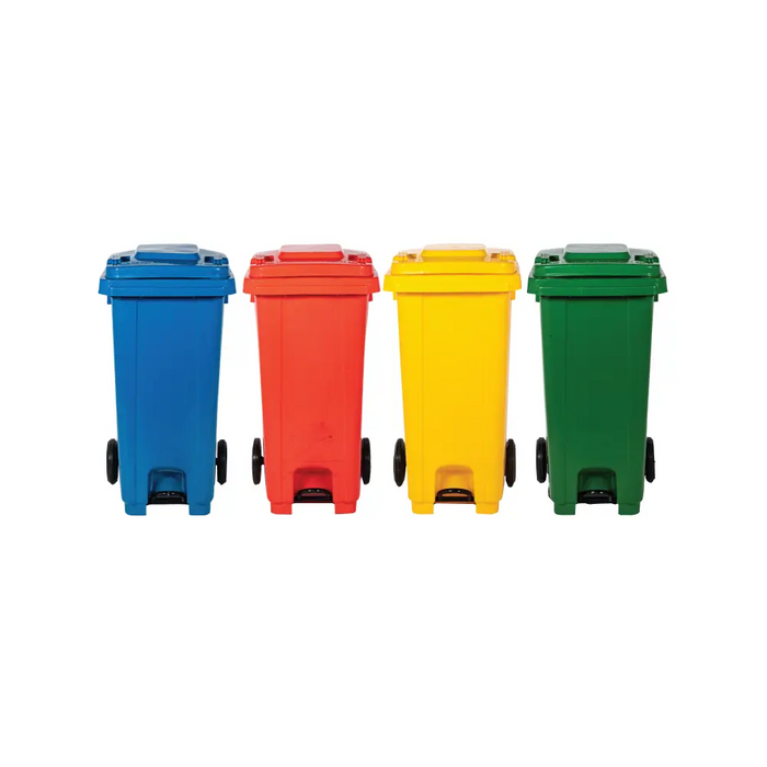 MGB Integrated Foot Pedal Waste Bin, 120L, 240L & Colours - Image #2