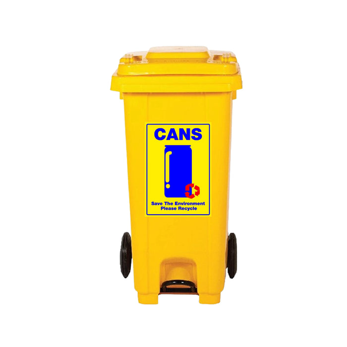 Recycling Integrated Foot Pedal Bin, 120L, 240L & Multiple Colours - Image #5