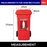Mobile Garbage Bin | MGB | 80L, 100L, 120L, 240L, 360L | Recycling Trash Bin | Dustbin | Dustbin for Kitchen - HippoMart SG
