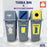 Terra TSB-1, 60L, Slim Bin with Recycling Option - Image #2