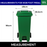MGB Integrated Foot Pedal Waste Bin | 120L, 240L & Colours | Trash Bin | Dustbin for Kitchen - HippoMart SG