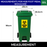 Biohazard Dustbin | Integrated Foot Pedal Waste Bin | 120L, 240L | Multiple  Colours | Trash Bin - HippoMart SG
