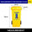 Mobile Garbage Bin | MGB | 80L, 100L, 120L, 240L, 360L | Recycling Trash Bin | Dustbin | Dustbin for Kitchen - HippoMart SG