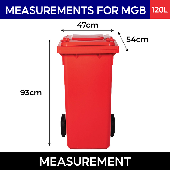 Mobile Garbage Bin | MGB | 80L, 100L, 120L, 240L, 360L | Trash Bin | Dustbin | Dustbin for Kitchen - HippoMart SG