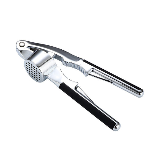 Chef's Professional Garlic Press with Ergonomic Handle - Black - HippoMart 