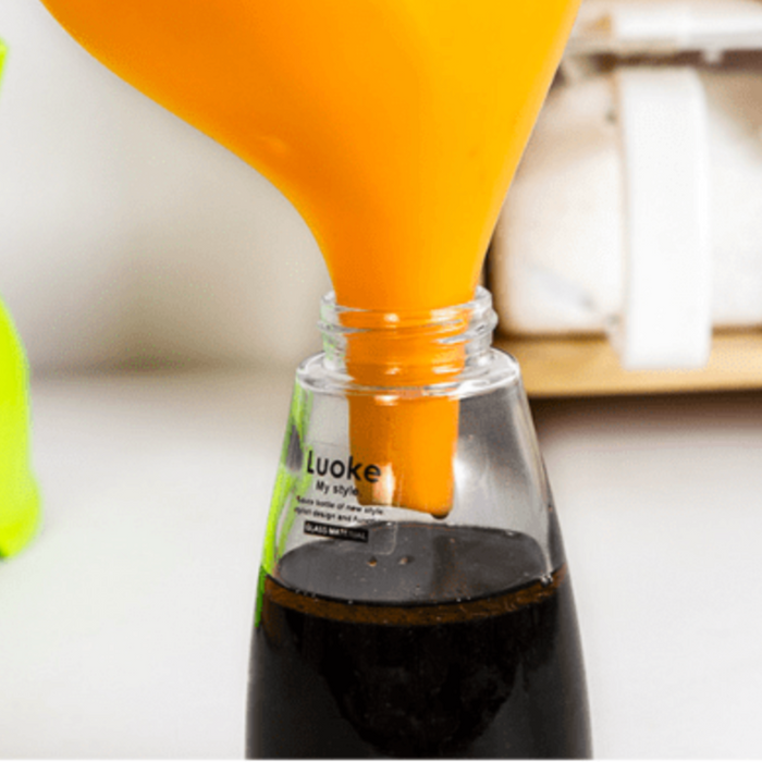 HippoMart Multi-Purpose PP Food Grade Spill-Proof Funnel for Oil/Beans/Spices/Liquids