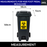 Biohazard Dustbin | Integrated Foot Pedal Waste Bin | 120L, 240L | Multiple  Colours | Trash Bin - HippoMart SG