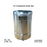 FP01 Stainless Steel Bin, Galvanised Inner Liner, Multiple Size - Image #4