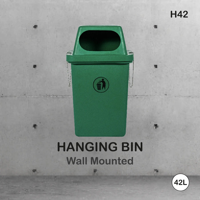 AUSKO H42 42L, Hanging Bin, Polyethylene Bin - Image #3