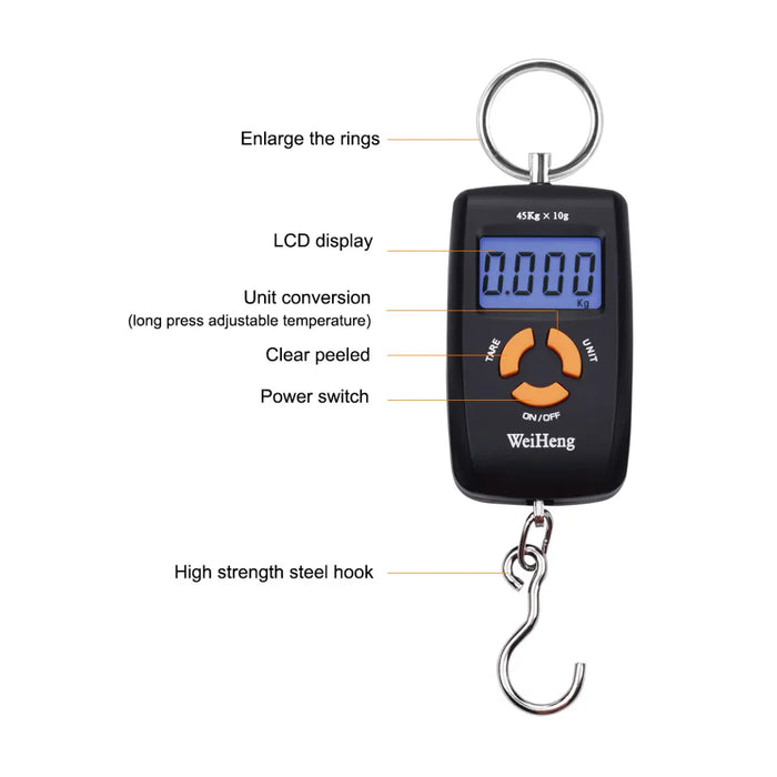 ACCT Digital Portable Weighting Scale, Max 45KG - Image #5