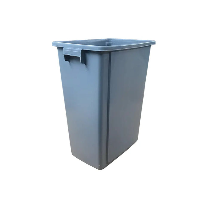 TERRA Non-Lid Grey Dustbin, 60L, With Handle - Image #2