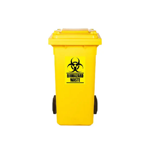 MGB Biohazard Mobile Garbage Bin 80L, 100L, 120L, 240L, 360L - Image #1