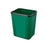 Non Lid Bin with Bag Holder, 15L, Green, Grey - Image #2
