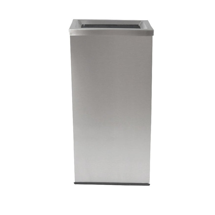 RB3 Dustbin | Swing Top | Open Top | 65L | Stainless Steel | Lobby Bin | Dustbin | Hotel Bin | Outdoor Bin - HippoMart SG