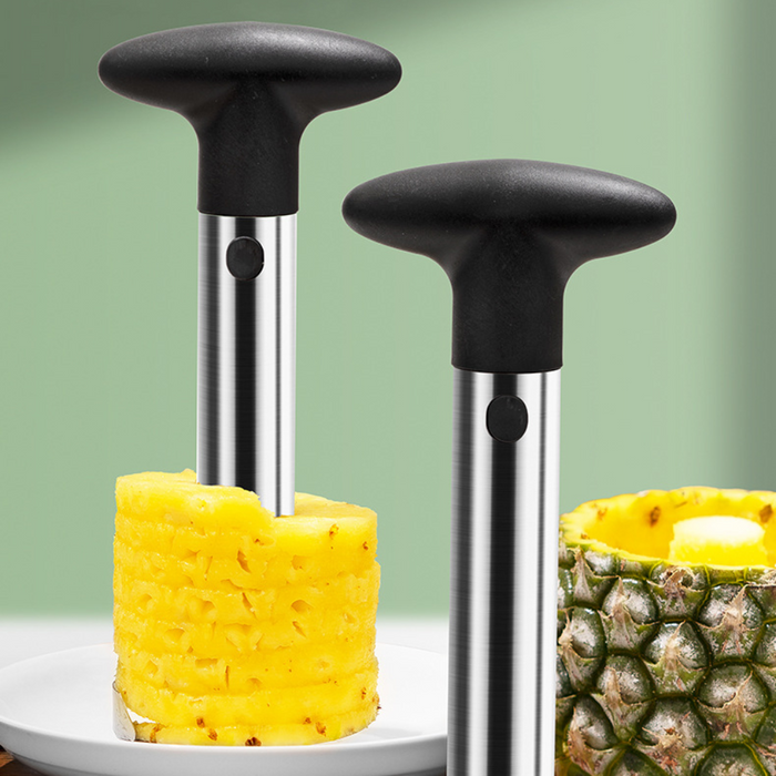 HippoMart Pineapple Corer in SUS304 Stainless Steel with Ergonomic Handle (Upgraded, Reinforced, Thicker Blade) - HippoMart 