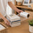 Clear mini Stretch Film Roll (4 Inch) | 100mm Handy Plastic Wrap Cling Fastener for Home Bundling & Packing - HippoMart SG