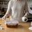 Clear mini Stretch Film Roll (4 Inch) | 100mm Handy Plastic Wrap Cling Fastener for Home Bundling & Packing - HippoMart SG