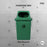 AUSKO H42 42L, Hanging Bin, Polyethylene Bin - Image #4