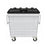 Steel Mobile Garbage Bin | MGB | 660L, 1100L | Trash Bin | Dustbin | Garbage Bin | Trash Bin - HippoMart SG