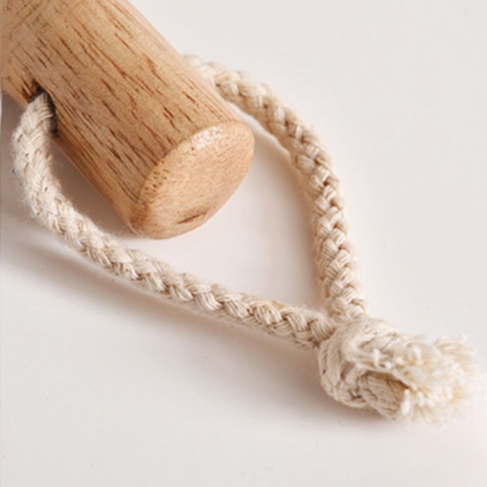 HippoMart Japanese Imported Coconut Bristle Brush with Long Handle - HippoMart 
