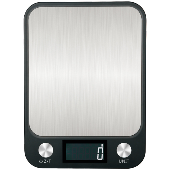 Stainless Steel + ABS High Precision Digital Kitchen Scale with Backlight , Max 5kg - HippoMart SG