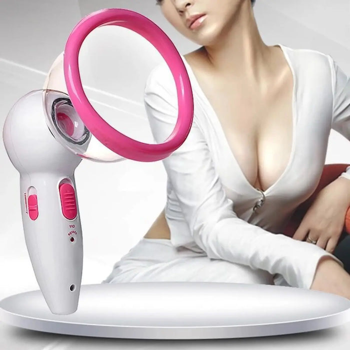 Electric Breast Enhancement Device, Chest Massager, Vacuum Therapy Massager - Image #2