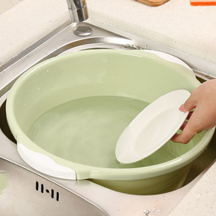 HippoMart Household Thickened Wash Basin [Multiple Colours, Size] - HippoMart 