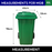 Mobile Garbage Bin | MGB | 80L, 100L, 120L, 240L, 360L | Trash Bin | Dustbin | Dustbin for Kitchen - HippoMart SG