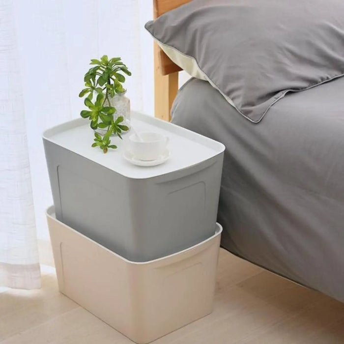 Multi-Purpose Durable PP Zen Bedroom Storage Box with Lid - Image #3