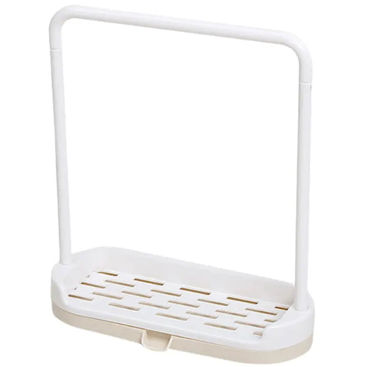 Standing Kitchen Cloth Hanger & Sponge Holder/Dryer, Biege - Image #4