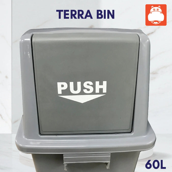 Terra TSB-1, 60L, Slim Bin with Recycling Option - Image #4