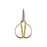 HippoMart Stainless Steel Vintage Household Scissors With Gold Handle [Multiple Sizes]