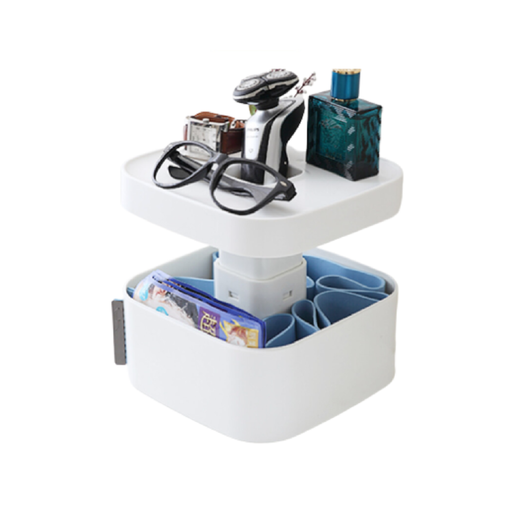 HippoMart Multi-Purpose Bathroom Storage Box with Elevated Stand & Center Storage - HippoMart 