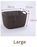 HippoMart Rattan Designer Basket with Slim Handle, Multiple Size, Colour - HippoMart SG