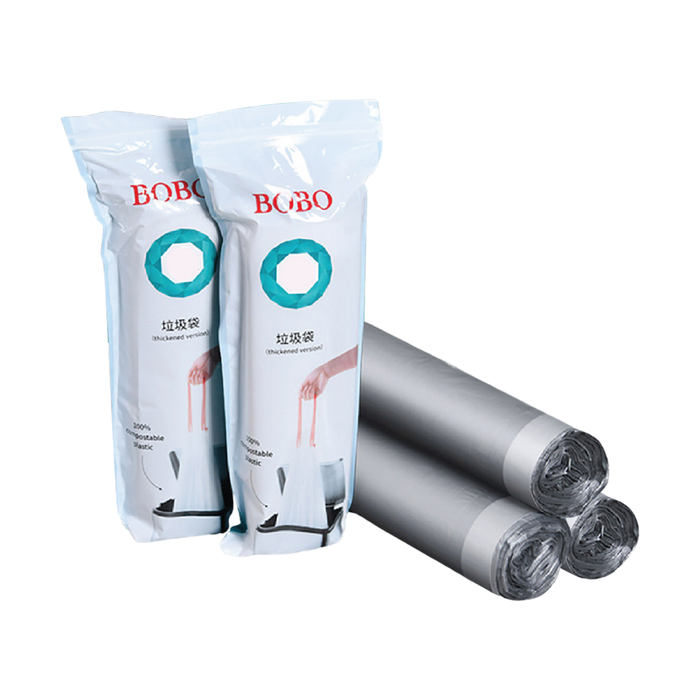 BOBO Extra Strong Drawstring Trash Bags | Tear-Resistant Garbage Bags | Multiple Sizes 3-60L | Durable Waste Disposal Solution - HippoMart SG