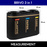 Brivo Multi-Compartment Recycling Bin | 2-in-1, 3-in-1, 4-in-1 Options - HippoMart SG