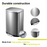 EKO Dustbin | Della | EK9366 | Trash Bin | Waste Bin | Soft Closing | 6L/12L/20L/35L/50L - HippoMart SG