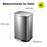 EKO Dustbin | Della | EK9366 | Trash Bin | Waste Bin | Soft Closing | 6L/12L/20L/35L/50L - HippoMart SG