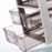 Desktop Organiser | Drawer 3 Tier | Drawer 4 Tier | Clear Tray | Office | Drawer Storage Box | File Storage Cabinet