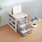 Desktop Organiser | Drawer 3 Tier | Drawer 4 Tier | Clear Tray | Office | Drawer Storage Box | File Storage Cabinet