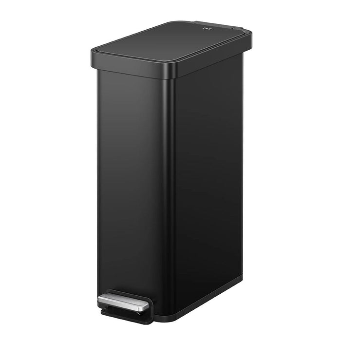EKO Dustbin | Hudson Slim | EK9167 | Trash Bin | Waste Bin | Stainless Steel | Step Pedal Bin | Soft Closing - HippoMart SG