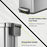 EKO Dustbin | Hudson Slim | EK9167 | Trash Bin | Waste Bin | Stainless Steel | Step Pedal Bin | Soft Closing - HippoMart SG