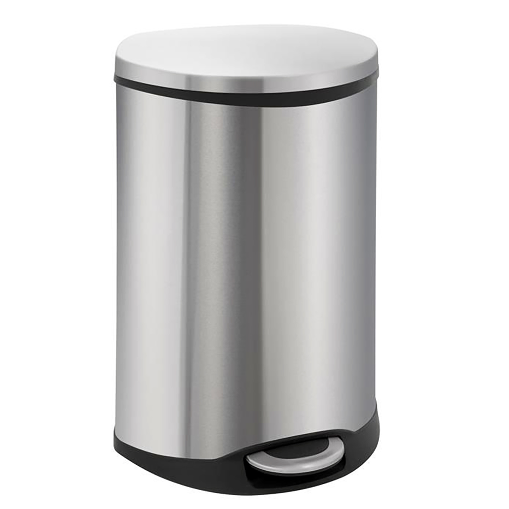 EKO Dustbin | Shell | EK9218 | Trash Bin | Waste Bin | Stainless Steel | Soft Closing | 30L/50L - HippoMart SG