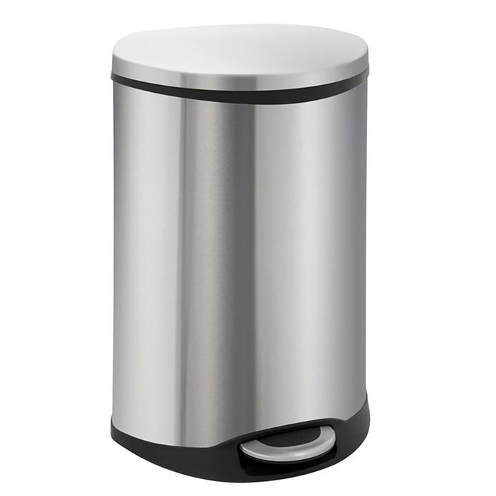 EKO Dustbin | Shell | EK9218 | Trash Bin | Waste Bin | Stainless Steel | Soft Closing | 30L/50L - HippoMart SG